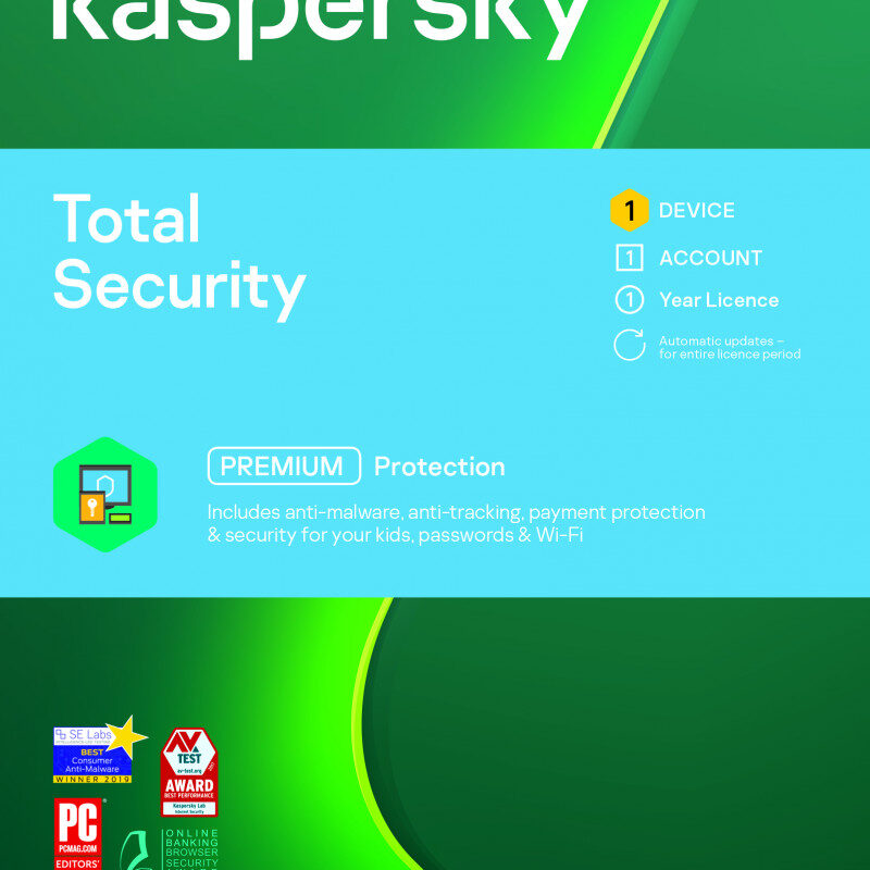 Kaspersky Total Security Multi-Device 3-Devices 1 year