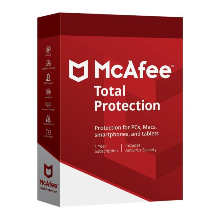 McAfee Total Protection 1-PC 1 year
