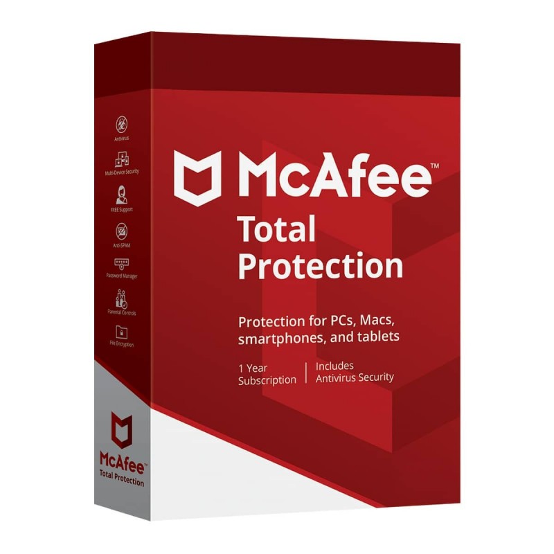 McAfee Total Protection 1-PC 1 year