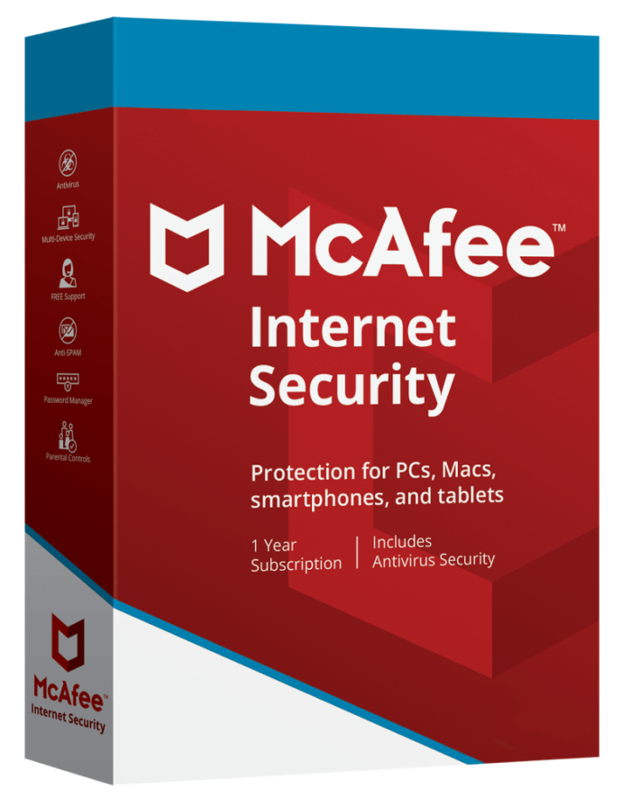McAfee Internet Security 3-PC 1 jaar