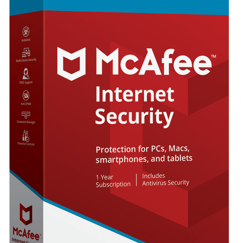 McAfee Internet Security 1-PC 1 jaar